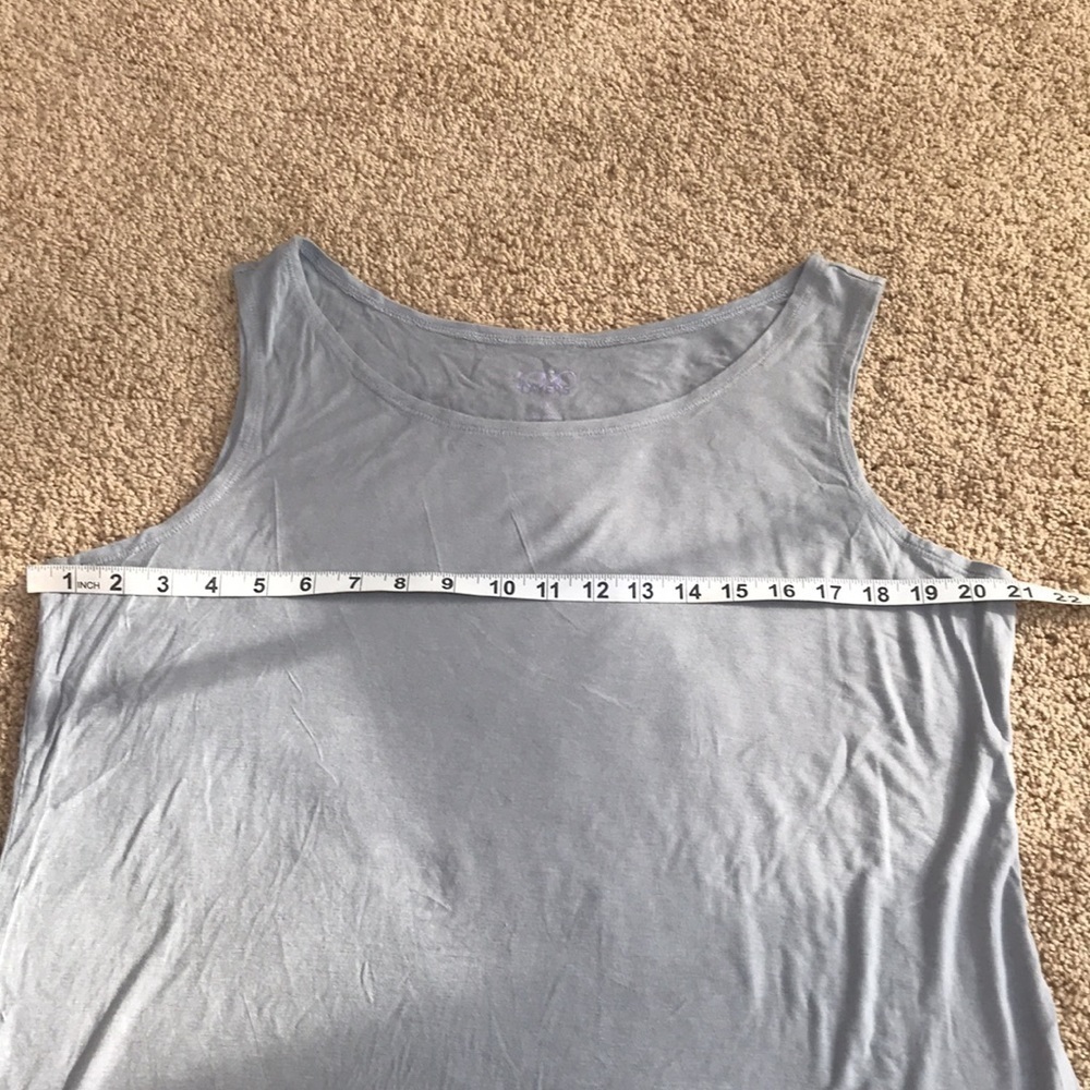 LOGO Layers 1X grey crew top with lace hem - Picture 6 of 7